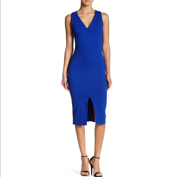 love...ady Dresses & Skirts - Love...Ady Ponte V-Neck Bodycon Dress